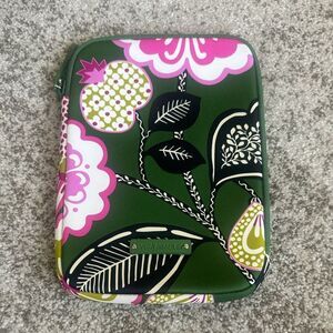 Vera Bradley - Neoprene Medium Tablet Sleeve Case - Olivia Pink Green Zipper